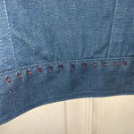 Alfred Dunner  Floral Print Denim Vest Photo 3