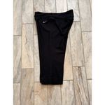 Nike NEW  women's small 4/6 DRI-FIT Black Capri wide leg leggings Photo 5