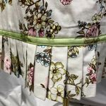 Vintage Y2K Ruth Strapless Floral Dress Womens 6 Garden wedding preppy coquette Green Photo 5