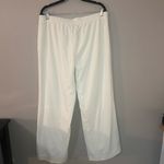 Coldwater Creek  Wide Leg Trousers Size L/14 in Cream Photo 5