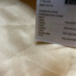 Elodie  Teddy Sherpa Fleece Zip Jacket Size Cozy Shacket Vanilla M Big Pockets Photo 3