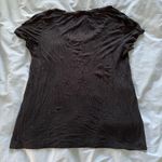 Banana Republic  black scoop neck T shirt Photo 3