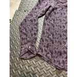 Wrangler Vintage Y2K‎  Western Pearl Snap Women’s Medium Purple Cowgirl Shirt Photo 2