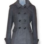 Metaphor  Hooded Grey Peacoat Photo 12
