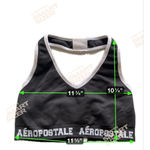 Aeropostale Women's  Black & White Sports Bra M Photo 4