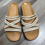 Madewell  Charley Strappy Slide Sandal Women's Beige Tan Size 10 Photo 1