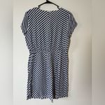 J.Crew  Blue and White‎ Striped Mini Dress Size 8 Photo 5