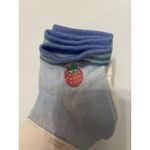 P.J. Salvage  Quarter Socks Size 4-10 Multicolor NEW Cherry Strawberry Cute Cozy Photo 1