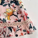 Lulus  Hello Darling Blush Pink Floral Print‎ Off  the Shoulder Dress LARGE Photo 5