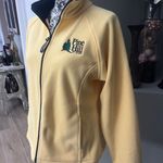 Landway Fleece Size Large Yellow & Navy Blue Jacket Photo 2