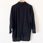 Athleta Cozy Karma 1/4 Zip Sweatshirt Dress in Black Photo 8