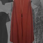 Speed Control New York Burnt Orange Asymmetrical Dress Photo 10
