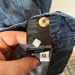 Pilcro  Ruched-Sleeve Denim Dress Size 12 Photo 7