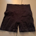workout shorts seamless Black Size M Photo 0