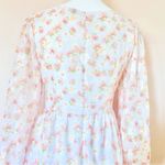 SheIn  White Pink & Peach Floral Long Sleeve Maxi Dress. Photo 7