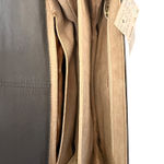 NWT Vintage Rodo Gray Leather Accordion Shoulder Bag Photo 4