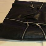 Avec Les Filles  Leather Moto Skirt Size 4 Photo 4