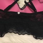 PINK - Victoria's Secret Victoria’s Secret PINK Lace Black Push-up Bralette Photo 12