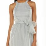LC Lauren Conrad NWT Make Believe Migrate Gray Organza Dress Size 2 Photo 0
