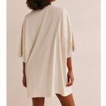 Free People FP BEACH | Essential Extreme Tee Mini Dress Beige Barnacle Island | Size Large Photo 1