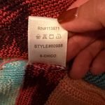 B Sharp Open Front Mohair Cardigan – Southwestern Tribal Print - Small Photo 4