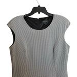 Tahari ASL Arthur Levine Sheath Dress Womens 10P Petites Multicolor Houndstooth Photo 1