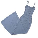 SKIMS Soft Lounge Long Slip Dress in Slate Ribbed Long Slipdress XS Photo 1