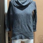 Ann Taylor  Loft gray cowl neck sweater Photo 1