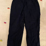 J Crew Navy Blue Linen Pants Womens Large NEW Photo 3