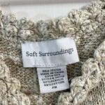 Soft Surroundings  crochet Pullover Tee Rainbow Short Selvee Y2K Gyaru Oversized Photo 2