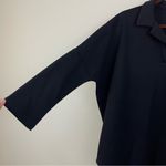 Tuckernuck Pomander Place Black Easy Polo Swing Sweatshirt Size M/L Photo 5