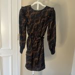 L'Academie NWT L’Acadamie Revolve The Joyce Mini Dress in Black Chain Small Photo 5