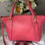 Coach NWT Kacey Satchel Leather
Gold/Strawberry Haze Photo 0