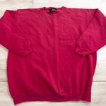 Disney Vintage  Pink Embroidered Mickey Mouse Oversized Women’s Sweater Photo 0