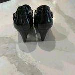 Aquatalia  by Marvin K Ankle Booties Black Patent Leather Side Zipper Women's 6.5 Photo 3