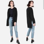 Everlane  Black Wool Cashmere Blend Long Button Front Cardigan Sweater Women’s XS Photo 1