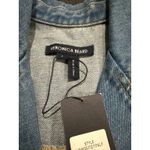 Veronica Beard Jax Denim Casual Mini Dress Size 0 Light Cornflower Photo 3