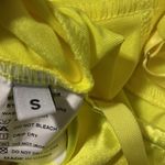 Fluorescent Yellow Neon Cami Bodysuit woman top one piece intimate New Sz small Photo 1