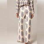 J.Crew Soliel Pants Wide Leg Lilac Floral Size Large Photo 2