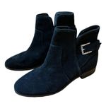 Michael Kors Michael Black Suede V Cut Ankle Boots Photo 2