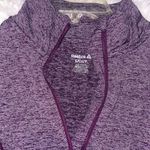 Reebok Purple Athletic Long Sleeve Half Zip Photo 1