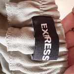 EXPRESS  Green Straight leg Elastic Waist High Rise Trouser Pants Size Medium Photo 7