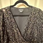 City Chic Trendy Plus Size Scattered Glow Sequin Dress in Bronze Size 16 Photo 6