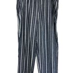 Old Navy NWT High Waisted Striped Wide Leg Linen Cotton Pants - Size XL Photo 1