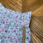 We The Free People Floral Lounge Shorts Medium Boho Cottagecore Striped Photo 4