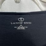 Lands' End  Black Lightweight Shirt Cardigan M Photo 3