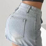 Divided  Light Blue Denim Mini Skirt Photo 0