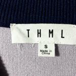 THML  Too Wild Colorblock Mixed Print Sweater Size small. Pink Lavender zebra Photo 3