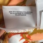 Kasper  abstract print gold ring side gather sheath dress size 14 Photo 7