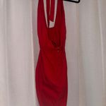 Blue Blush Red Mini Dress Photo 2